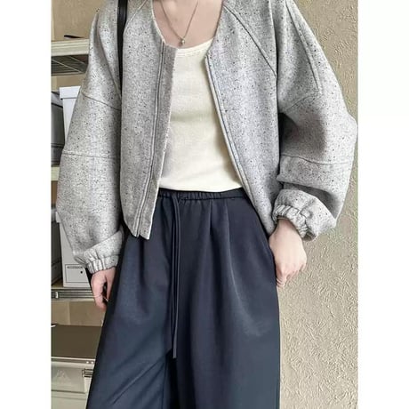 casual short designed jacket　MA1140