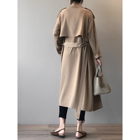 casual drape trench coat　MA1352