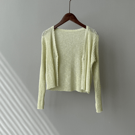 sheer v cardigan　MA1571