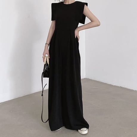 sleeveless wide leg jumpsuit　MA1849