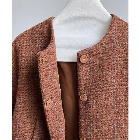 retro check short jacket　MA1147