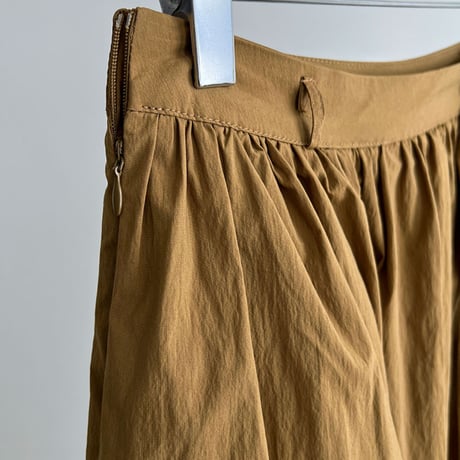 ribbon belt gather flare skirt　MA1909
