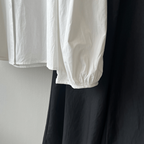 band collar puff sleeve blouse　MA1623