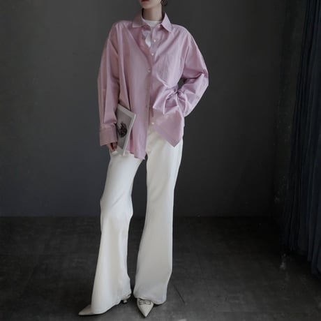 oversize cotton collar shirt　MA1856