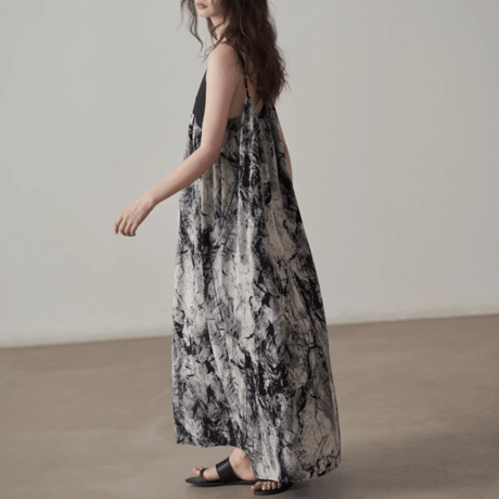 damaged nuance design retro onepiece　MA1431