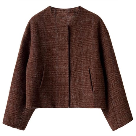 retro check short jacket　MA1147