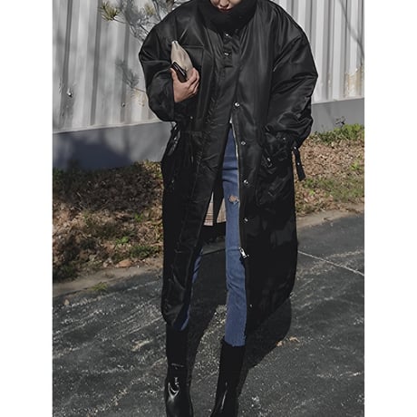 military-style oversized coat　MA1348