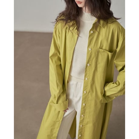 drop shoulder long shirt one piece　MA1379