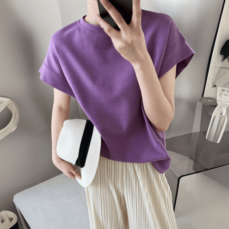 relaxed armhole french sleeve t-shirt　MA1538