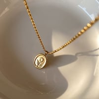 flower charm necklace　MA1127