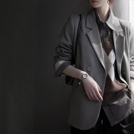 color block sleeve jacket　MA1922
