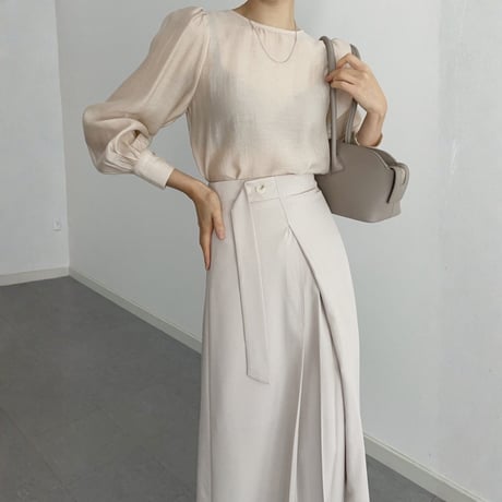 elegant slit high waist skirt　MA1841