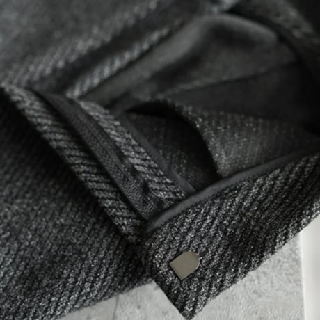 soft brushed straight wool-like pants　MA1716