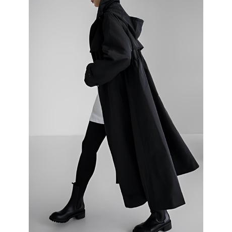 oversized hooded jacket coat　MA1349