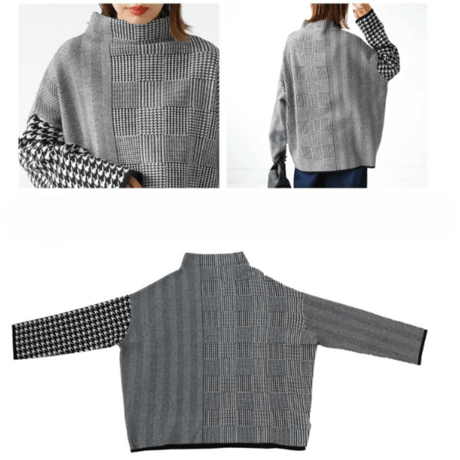chidoripattern knit pullover　MA1643