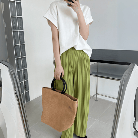relaxed armhole french sleeve t-shirt　MA1538
