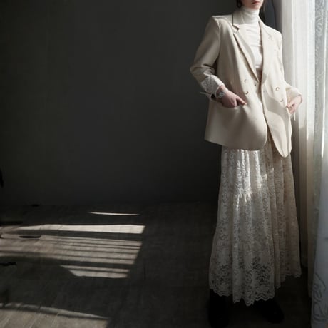 lace cuff tailored jacket　MA1927