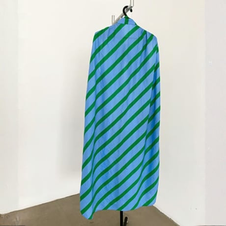 vivid stripe sleeveless shirt onepiece　MA1843