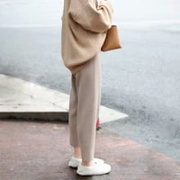 soft fit ankle knit pants　MA1754