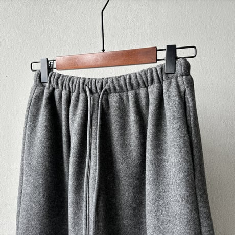 soft fleece a-line slit skirt　MA1729