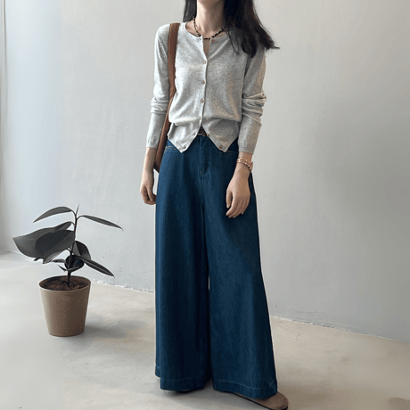 stripe harmony knit cardigan　MA1627