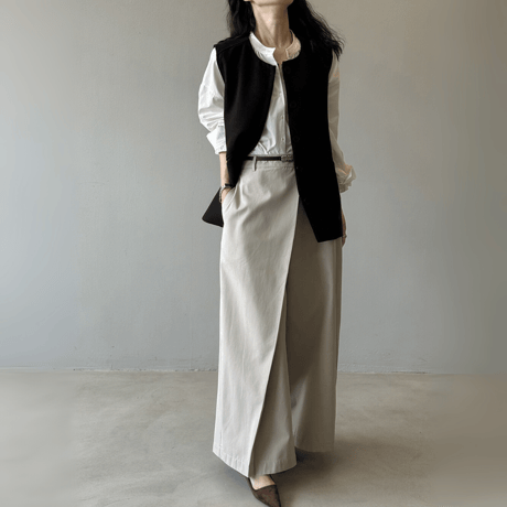 structured layering vest　MA1591