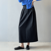 high-waist tuck flare skirt　MA1626