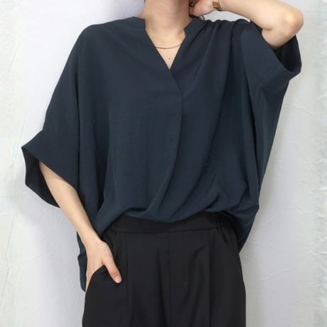 soft drape skipper blouse　MA1796