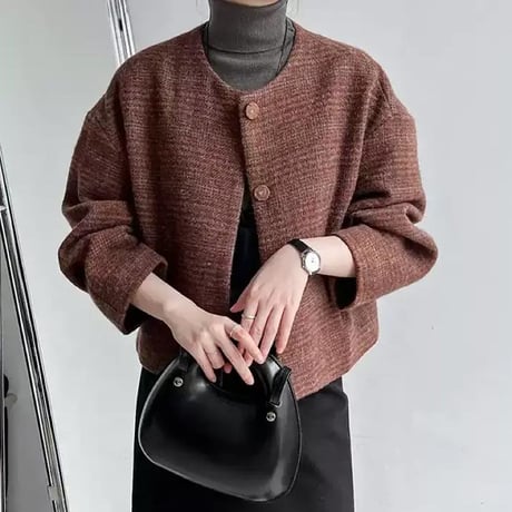 retro check short jacket　MA1147