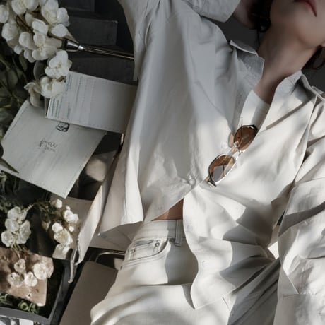 oversize cotton collar shirt　MA1856
