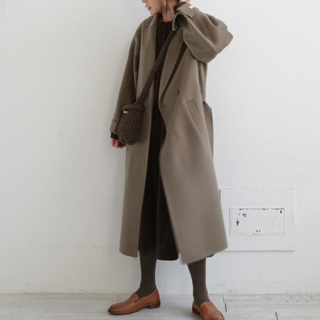 loose silhouette long coat　MA1298
