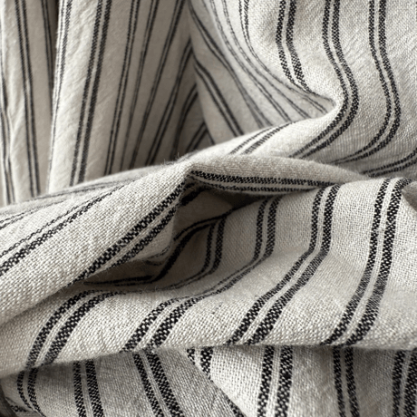 linen blend stripe widepants　MA1578
