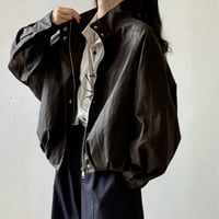 faux leather raglan jacket　MA1692