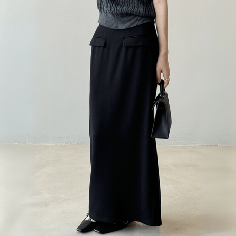 elegant straight tube skirt　MA1593