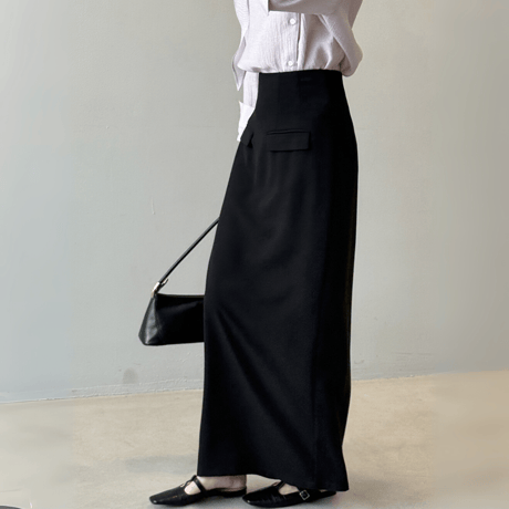 elegant straight tube skirt　MA1593