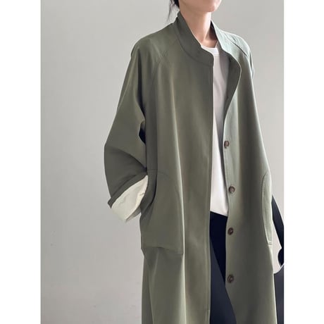 stand collar single coat　MA1135