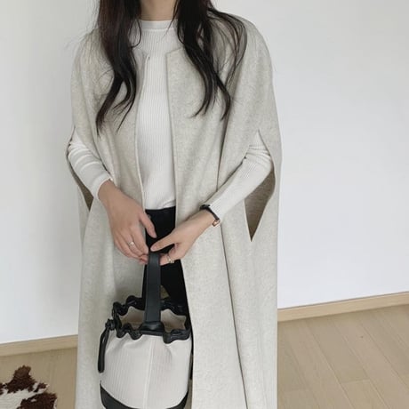 long cape coat　MA1137