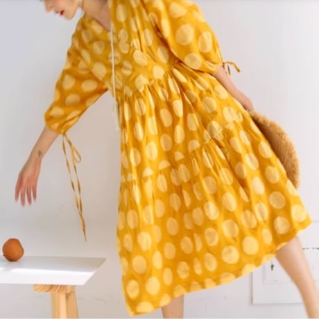 sunshine bubble vdress　MA1555