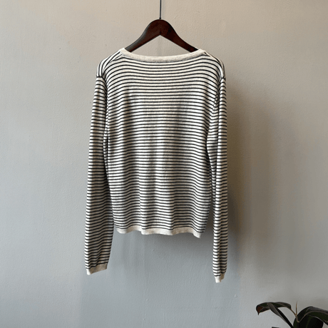 stripe harmony knit cardigan　MA1627