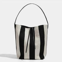 wide stripe canvas tote bag　MA1887