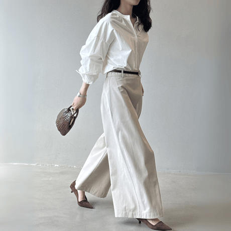 splicing design wide pants　MA1590