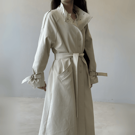 belted medium trench　MA1597