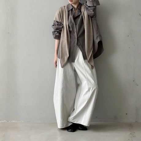soft knit shoulder stole　MA1658