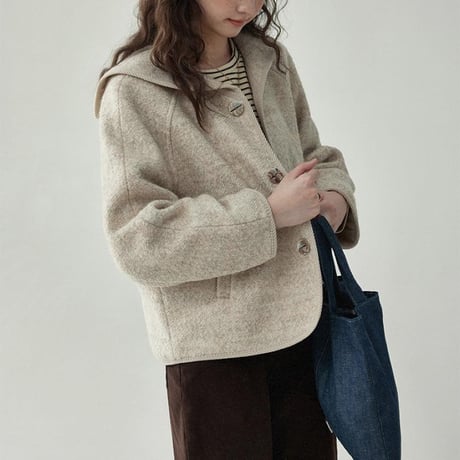large collar short jacket　MA1142
