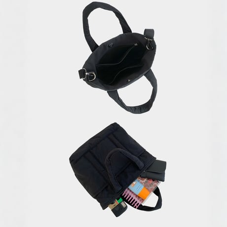 nylon 2way pocket tote bag　MA1900