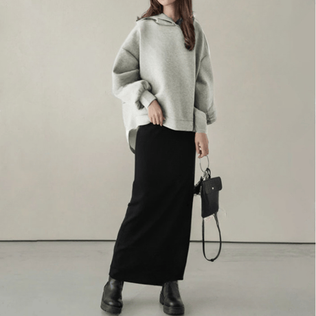 big silhouette hoodie　MA1696