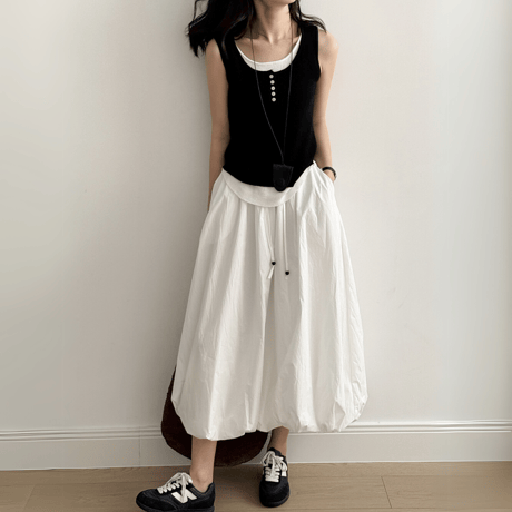 cocoon balloon skirt　MA1569