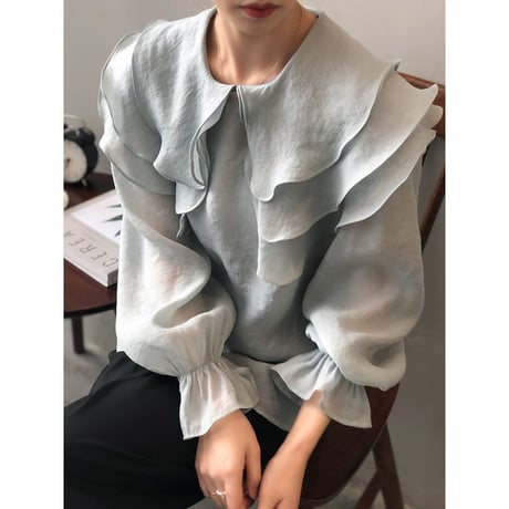 doll collar sweet blouse　MA1169