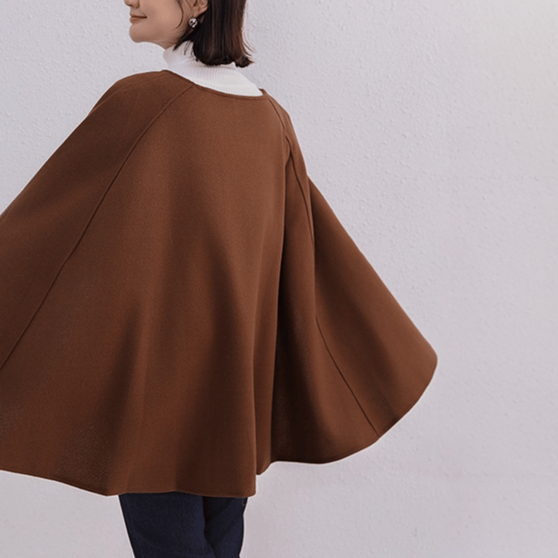 最終お値下げです！ REVERSIBLE BOA PONCHO COAT 25WINTER PRE-ORDER】Cut Off High Neck Boa Coat