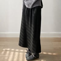 soft fleece a-line slit skirt　MA1729